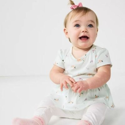 Carter's Peplum Bodysuit & Pant Set on Sale