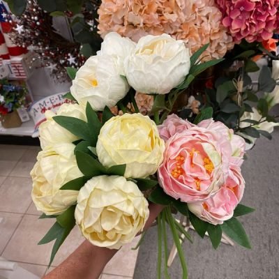 Real-Touch Faux Peonies on Sale