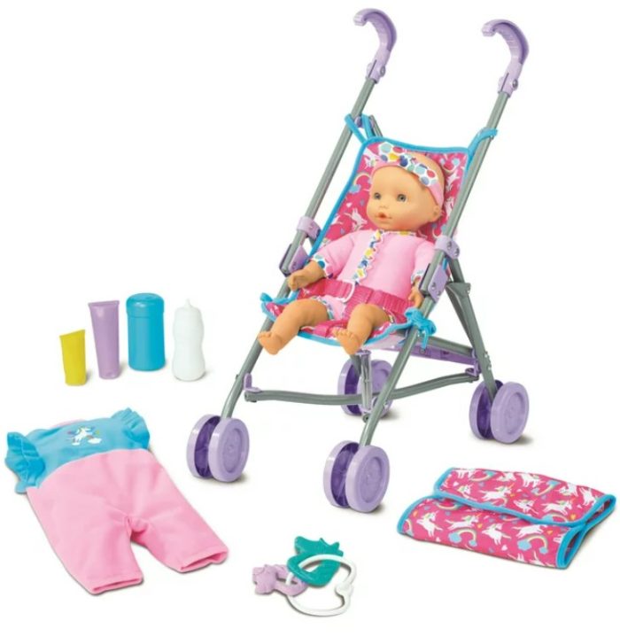 Doll & Stroller Set on Sale