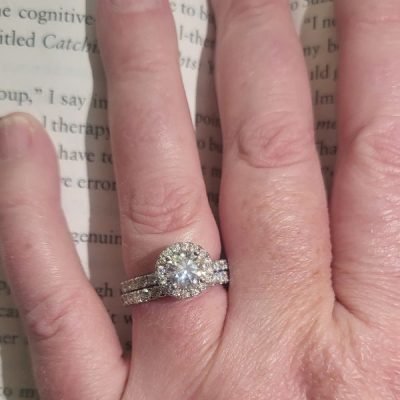 Moissanite Ring Set on Sale