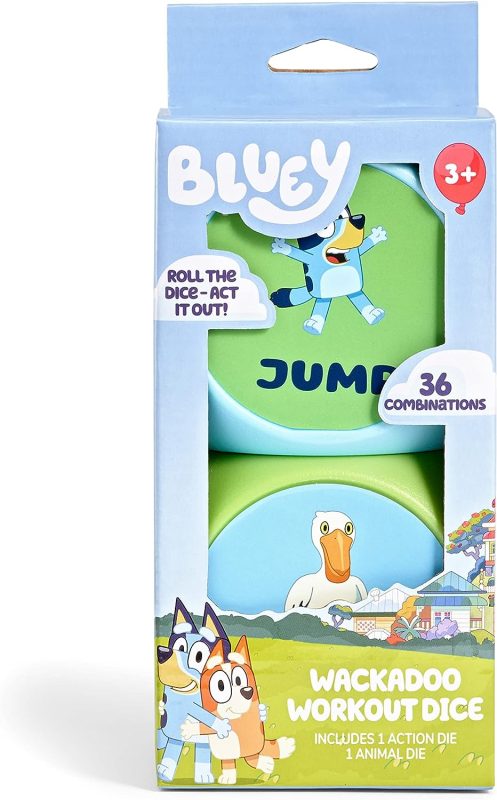 BLUEY Wackadoo Dice Imagination Act Out Game on Sale