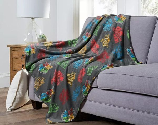 Harry Potter Houses of Wizards Throw Blanket on Sale