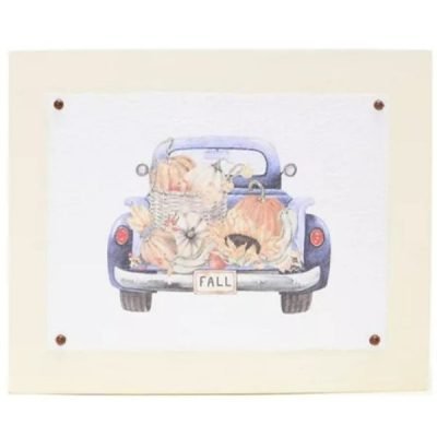 Harvest Truck Block Decor on Sale