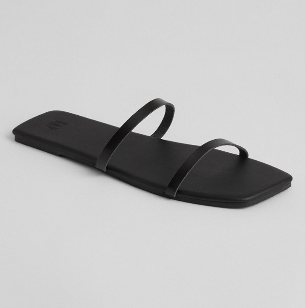 Gap Metallic Faux-Leather Sandals on Sale