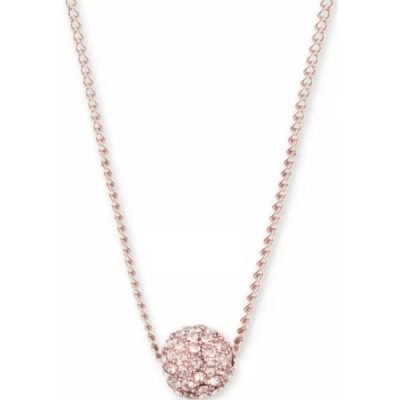 Crystal Fireball Pendant Necklace on Sale