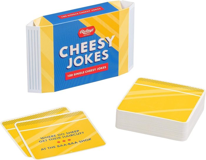 Cheesy Joke Cards Set on Sale