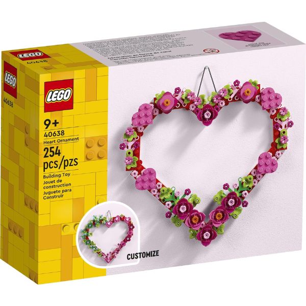 LEGO Flower Heart Building Kit