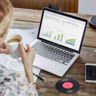 Vinyl Record Coaster Set