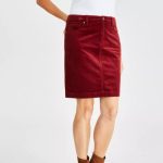 Women's Corduroy Back Skirt on Sale