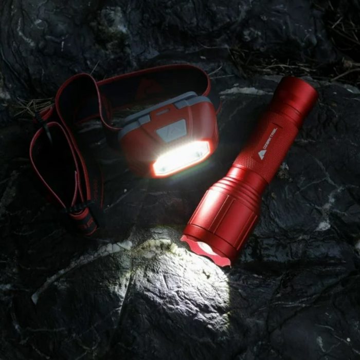 Headlamp & Flashlight Set on Sale
