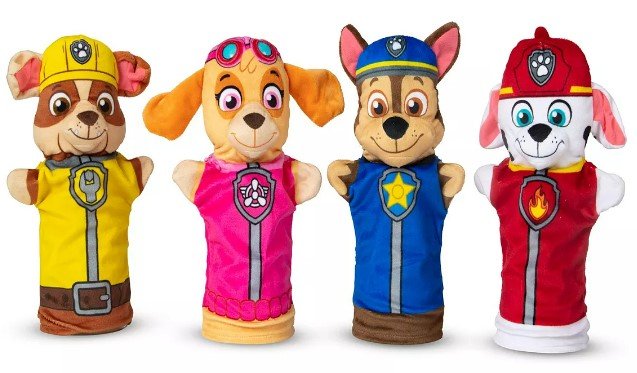 Paw Patrol Hand Puppets on Sale