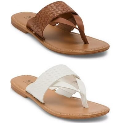 Women's Woven Band Slide Sandals on Sale