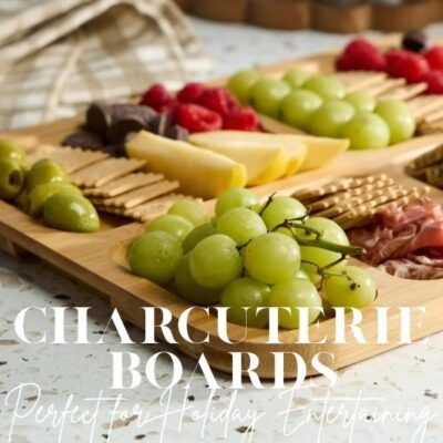 Bamboo Charcuterie Board with Lid on Sale