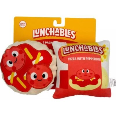 Lunchables Pizza Dog Toy Set