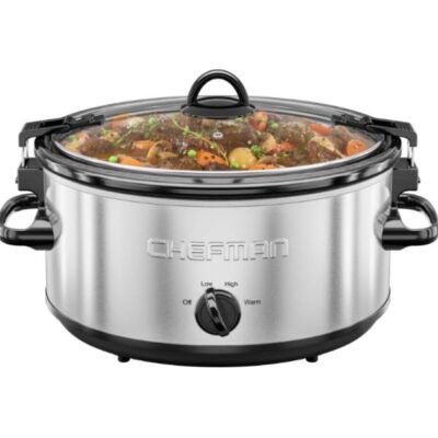 Chefman Slow Cooker with Locking Lid