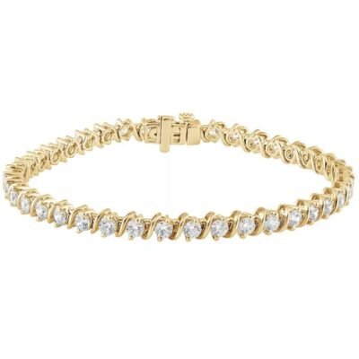 White Sapphire Tennis Bracelet on Sale