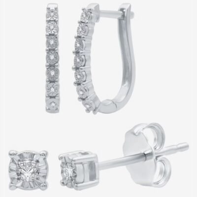 Diamond Earring Set on Sale