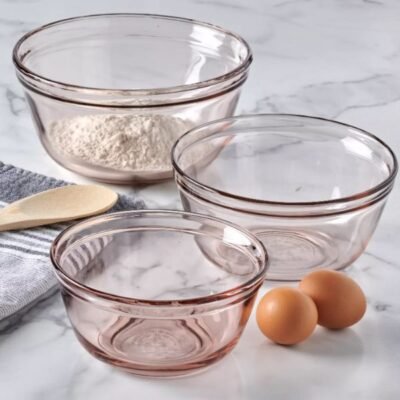 Anchor Hocking Glass Mixing Bowl & Prep Bowl Set on Sale