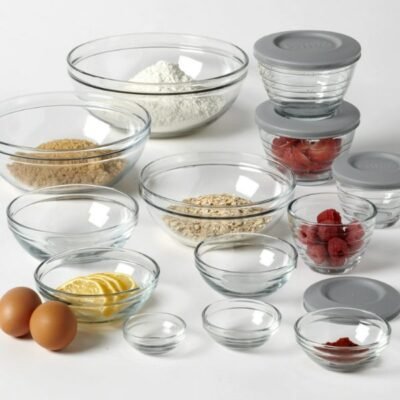 Anchor Hocking Glass Mixing Bowl & Prep Bowl Set on Sale