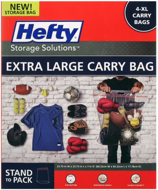 Hefty Extra Large Carry Bags on Sale