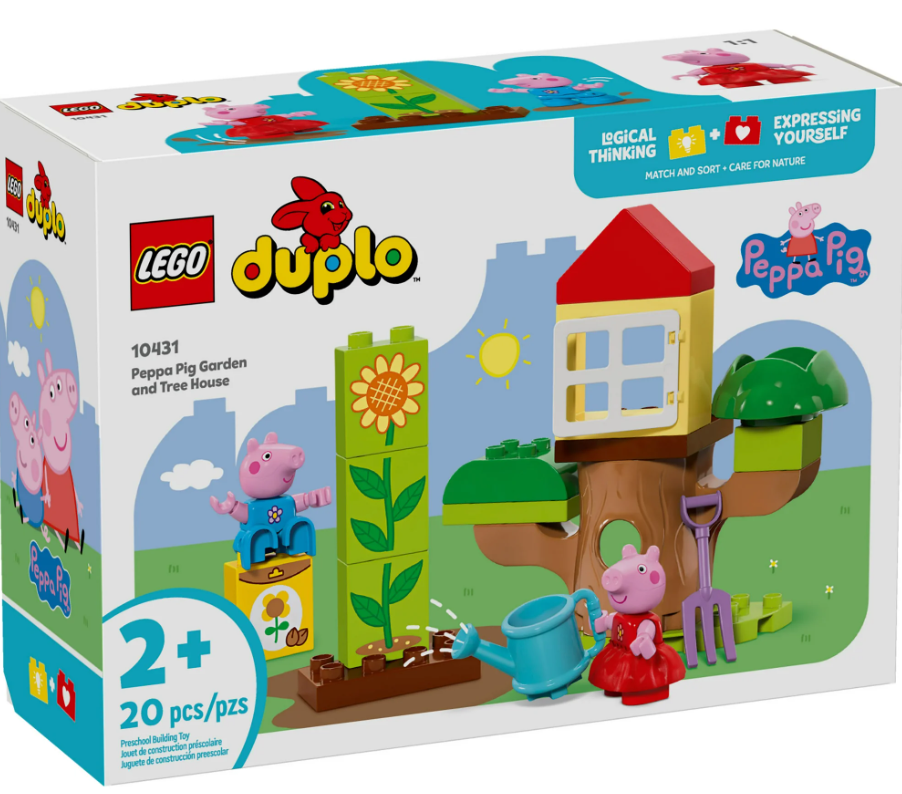 LEGO Duplo Peppa Pig Garden and Tree House Set