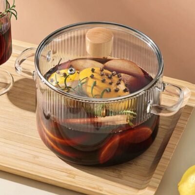 Glass Saucepan on Sale