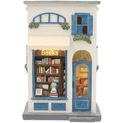 LED Mini Bookstore Decoration