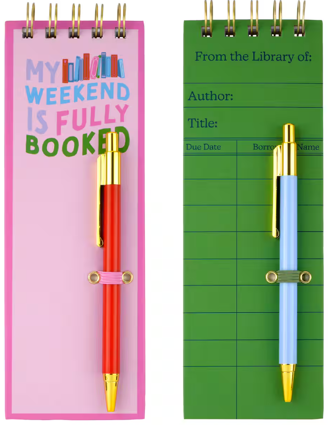 Book-Themed Notepads on Sale