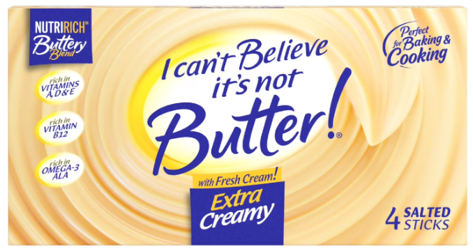 I Can't Believe It's Not Butter Sticks