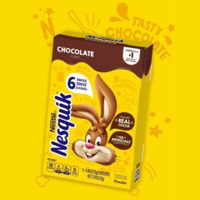 Nesquik Chocolate Milk Mix Singles Packets