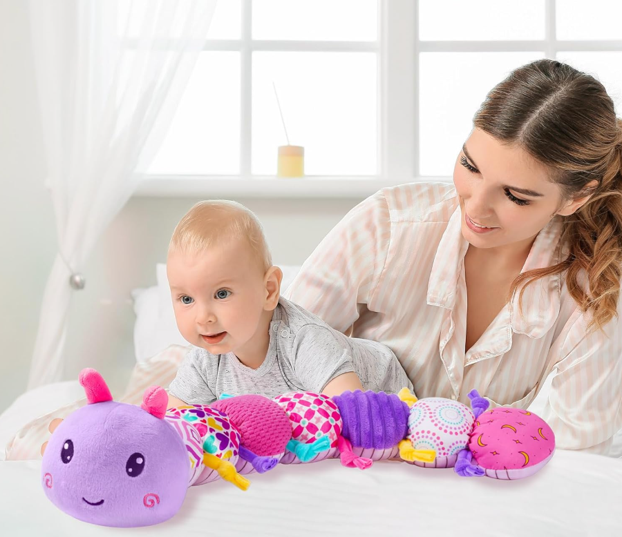 Musical Crinkle Caterpillar Toy