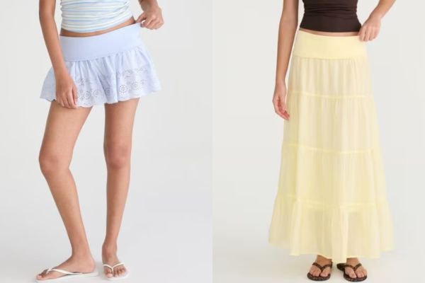 Fold-Over Skirts on Sale