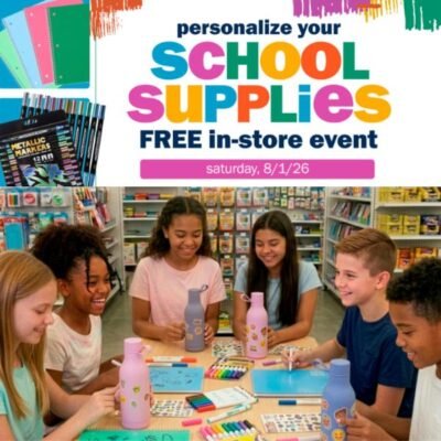 Five Below School Supply Personalization Event